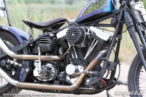 20 Harley Davidson Softail Evo Custom z bliska