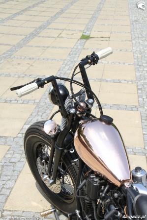 41 Harley Davidson Knucklehead custom kierownica