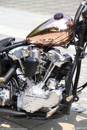 45 Harley Knucklehead silnik custom