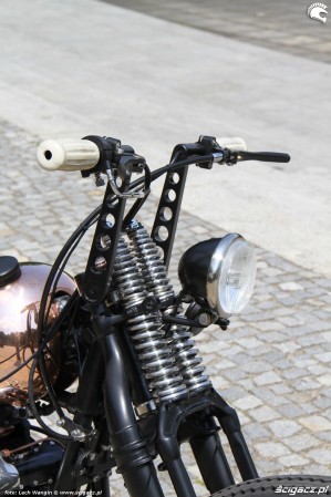 46 Harley Davidson Knucklehead custom lampa przednia