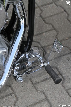 49 Harley Davidson Shovelhead custom hamulec nozny