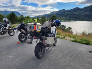 077 Nordkapp na motocyklu