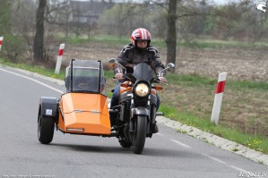 03 Sidecar Moto Pomarancza z koszem