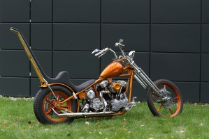 10 Harley Davidson Knucklehead custom z boku