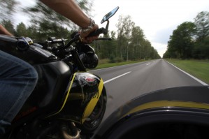 20 Buell 1125 CR z wozkiem bocznym Szajbas Garage zdjecia jazda