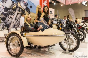 Targi motocyklowe Moto Expo 2017 laski na motocyklu
