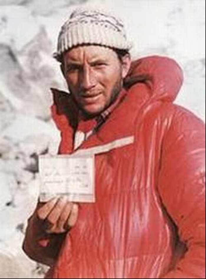 Leszek Cichy na Mount Everest