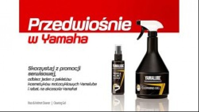 promocja serwisowa Przedwiosnie w Yamaha cleaning gel