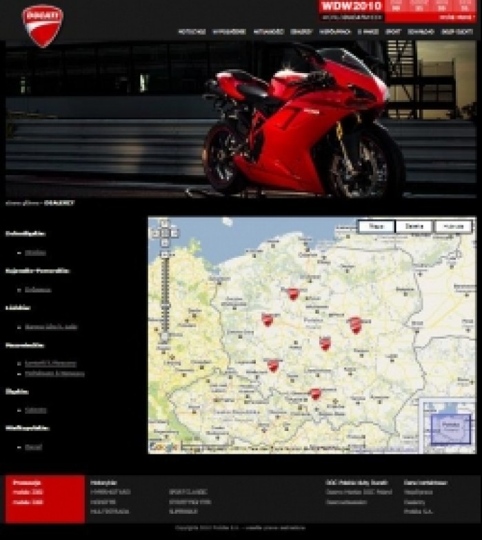 Ducati dealerzy witryna