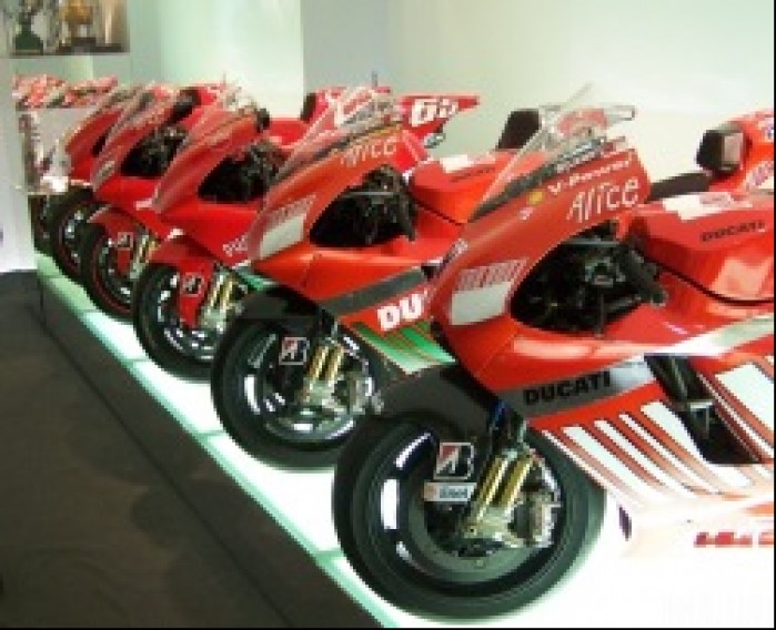 Muzeum Ducati motocykle MotoGP