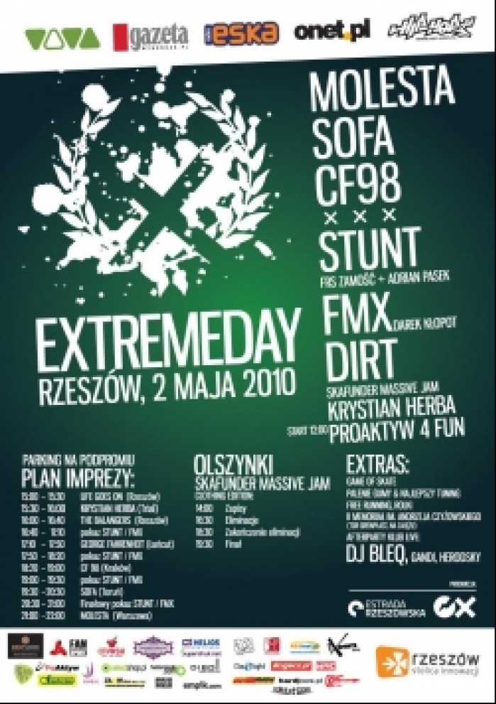 ExtremeDay 2010 plakat oficjalny
