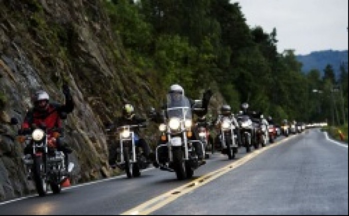 najwieksza parada motocyklowa w norwegii