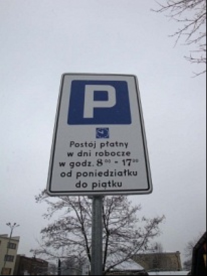 Strefa platnego parkowania