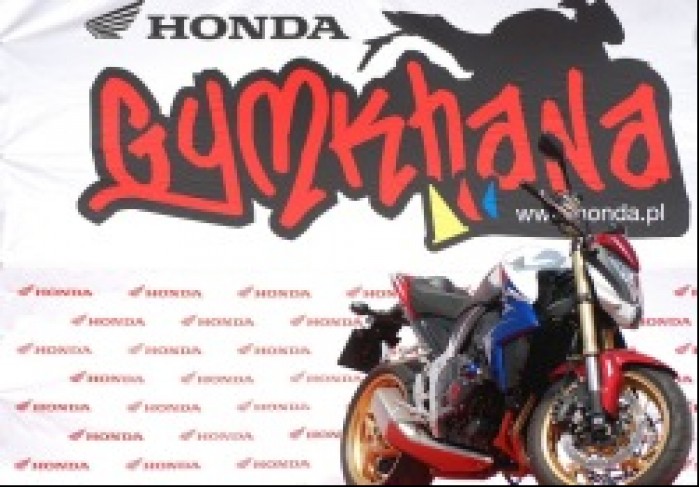 Podium Honda Gymkhana