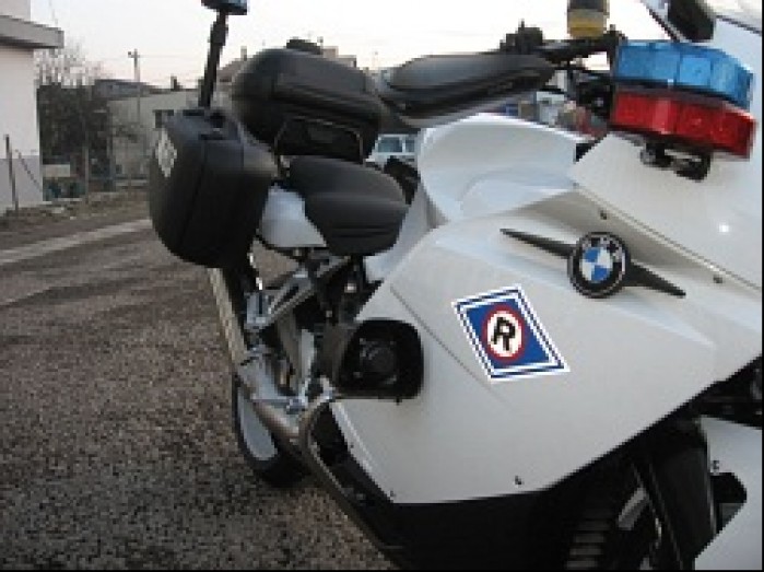 Policyjny motocykl BMW