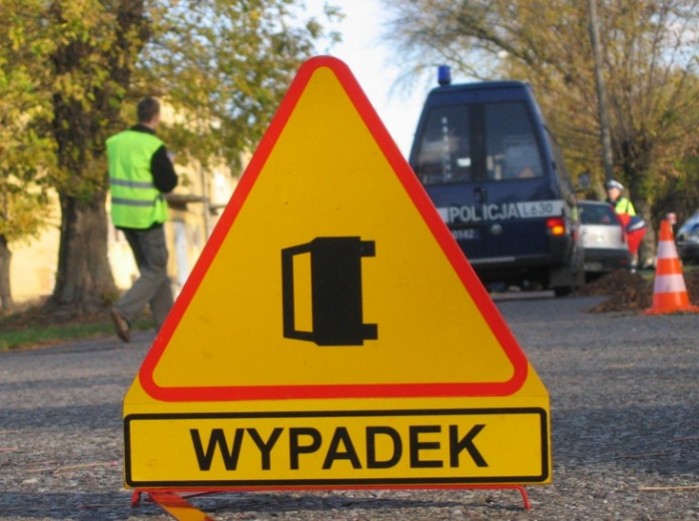 uwaga wypadek