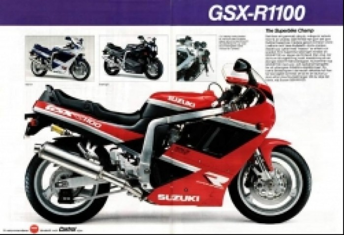 Suzuki GSX R 1100 reklama