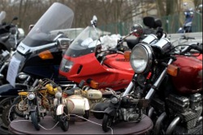 motocykle duze i male