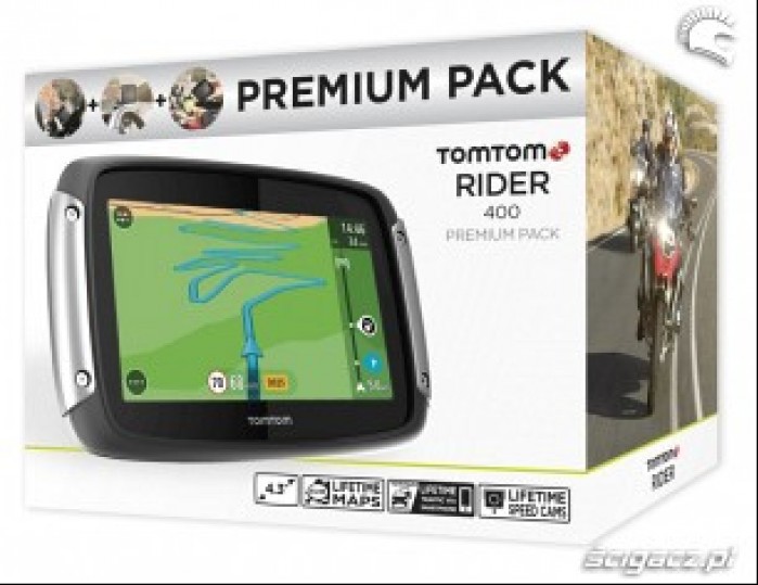 Tom Tom Rider 400 premium pack opakowanie