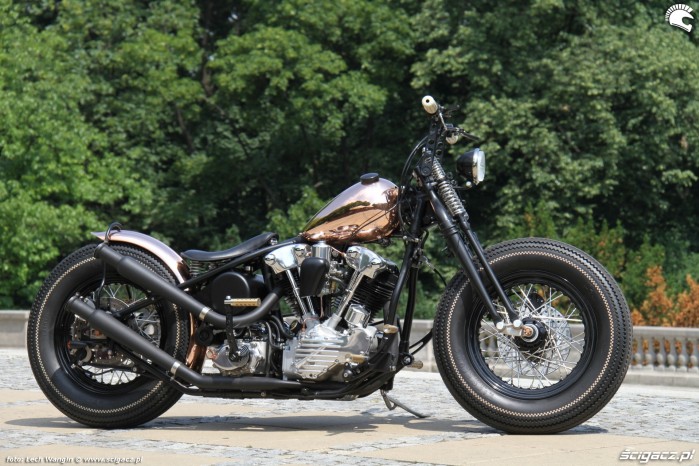 07 Harley Davidson Knucklehead custom profil