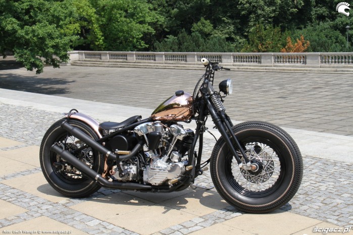 09 custom Harley Davidson Knucklehead