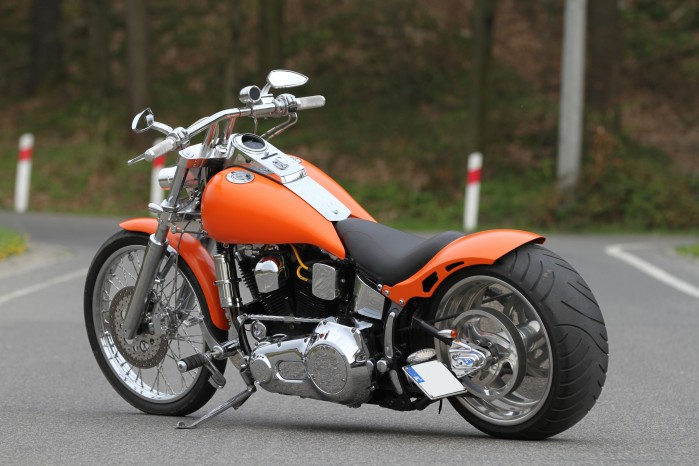 09 Harley Davidson Softail custom bike
