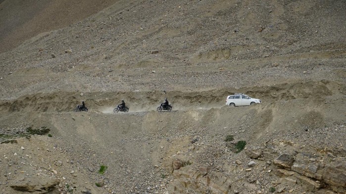 19 Motocykle w Himalajach jazda