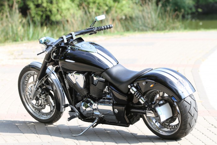 09 Honda VTX 1800 custom sesja zdjeciowa