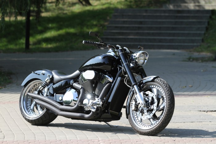 11 Honda VTX 1800 custom w pelnej krasie