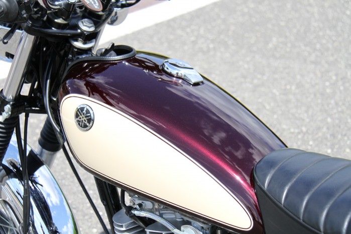 07 Yamaha SR 500 bak