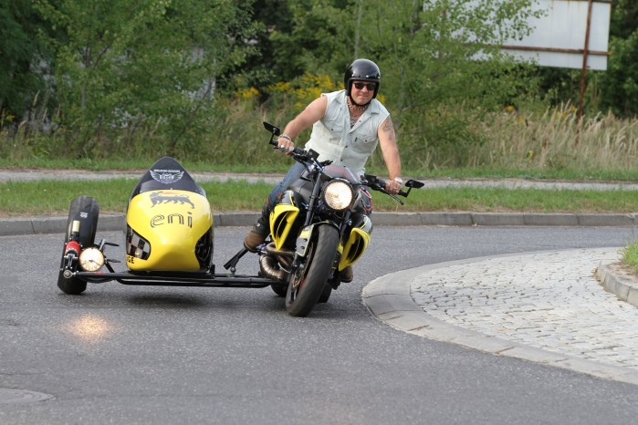 03 Buell 1125 CR z koszem bocznym Szajbas Garage jazda
