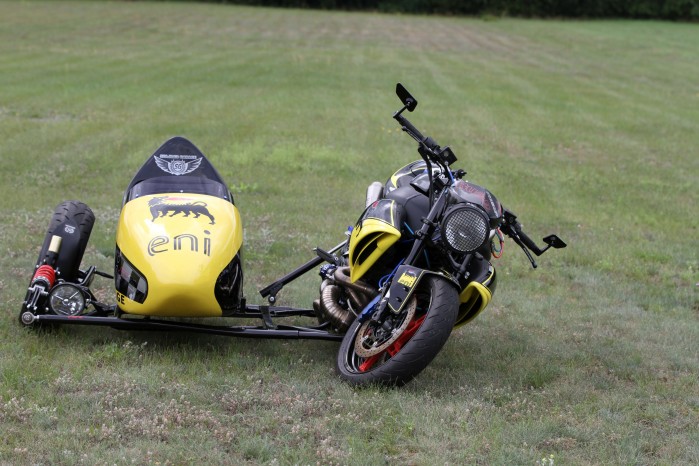 12 Buell 1125 CR z koszem bocznym Szajbas Garage w zlozeniu