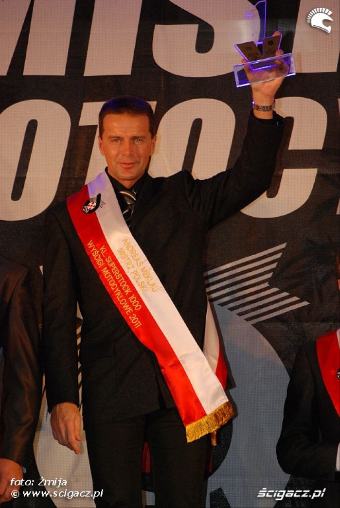 Andy Meklau Mistrz Polski Superstock 1000