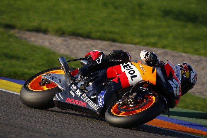 Dani Pedrosa testy Jerez