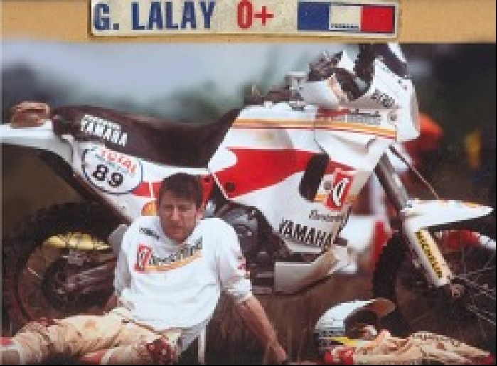 Gilles Lalay i jego Yamaha