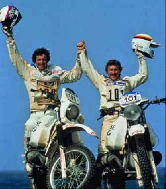 Hubert Auriol i Gaston Rahier Paris Dakar 1984