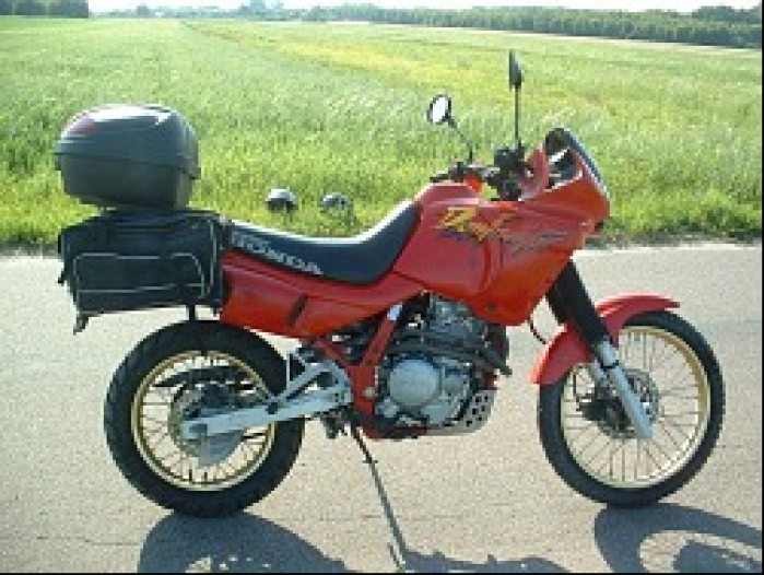 motocykl z instalacja LPG
