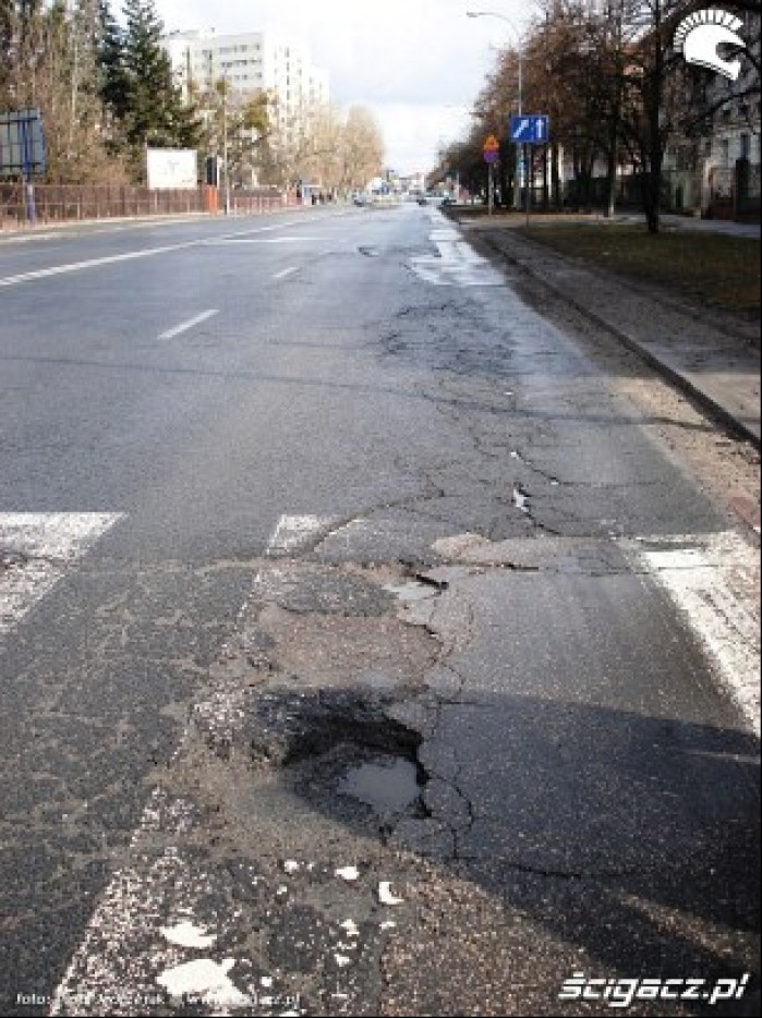 Polskie drogi wielka dziura