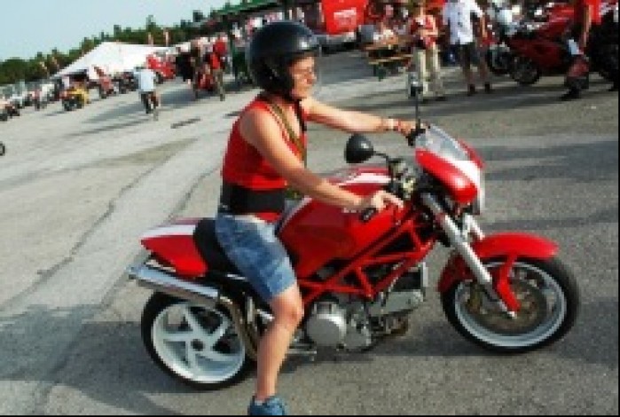 Babcia na Monsterze Ducati WDW 2010