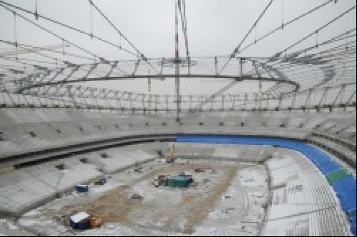 Budowa Stadion Narodowy styczen 2011