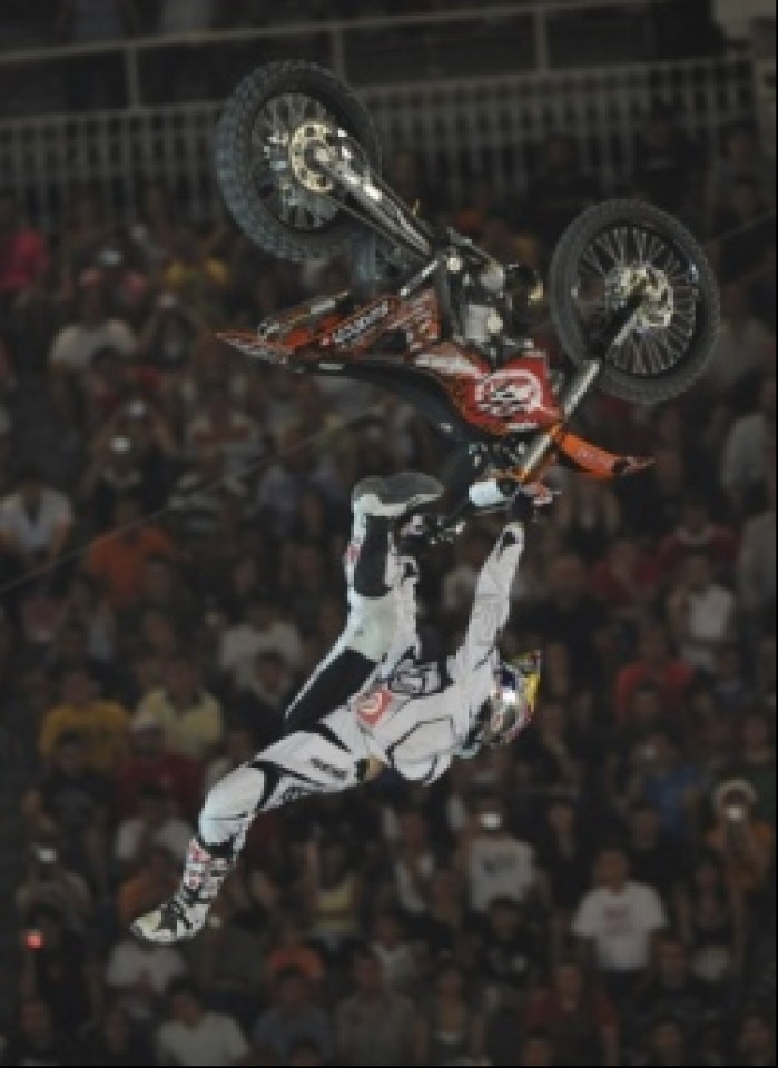 Mat Rebeaud action RedBullXFighters Madryt photo Andy Schaad redbullphotofiles