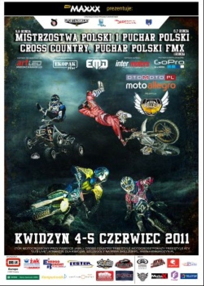 Plakat MPiPP Cross Country PP FMX Kwidzyn 2011