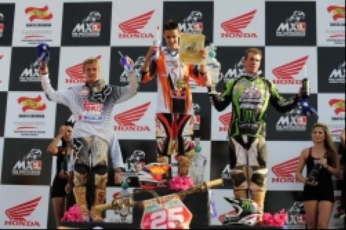 MX2 podium GP Brazylii