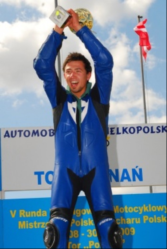 Krzysztof Depta na szczycie podium