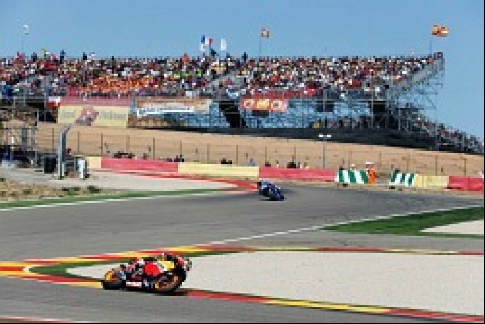 Lorenzo Pedrosa MotoGP 2012 Aragon 29