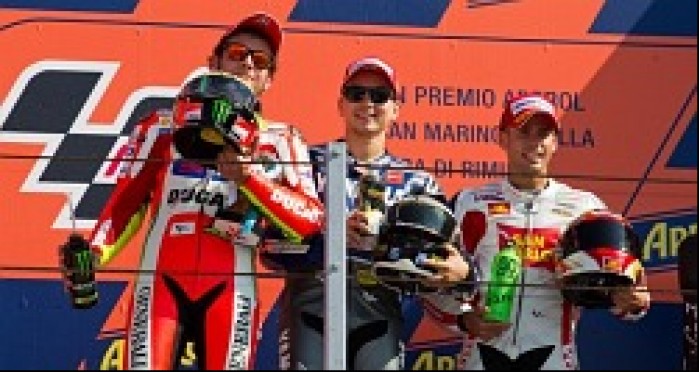 MotoGP podium