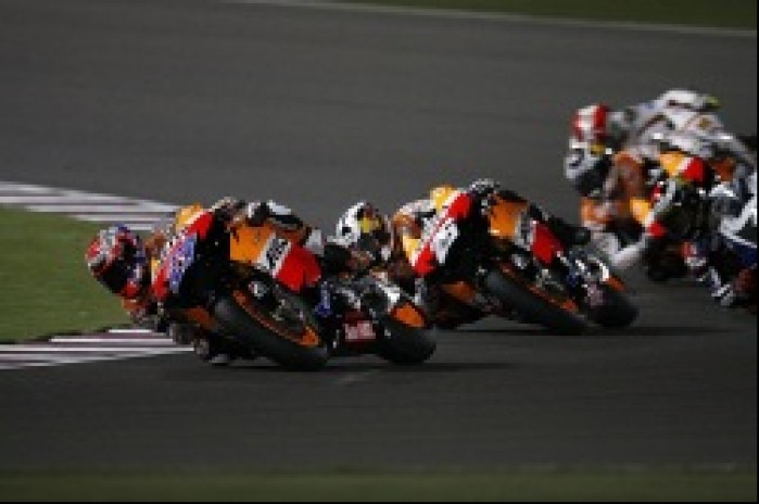 stoner pedrosa lorenzo dovizioso simoncelli Honda GP Kataru 2011