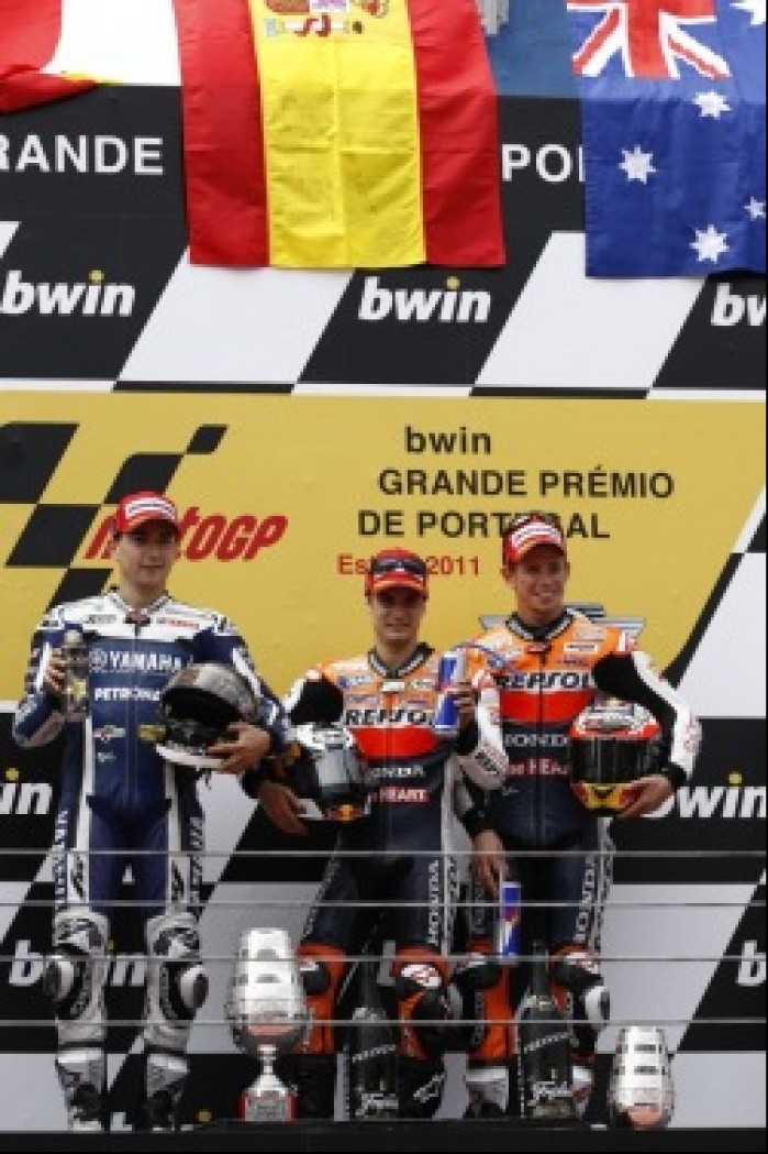GP Portugalii 2011 podium