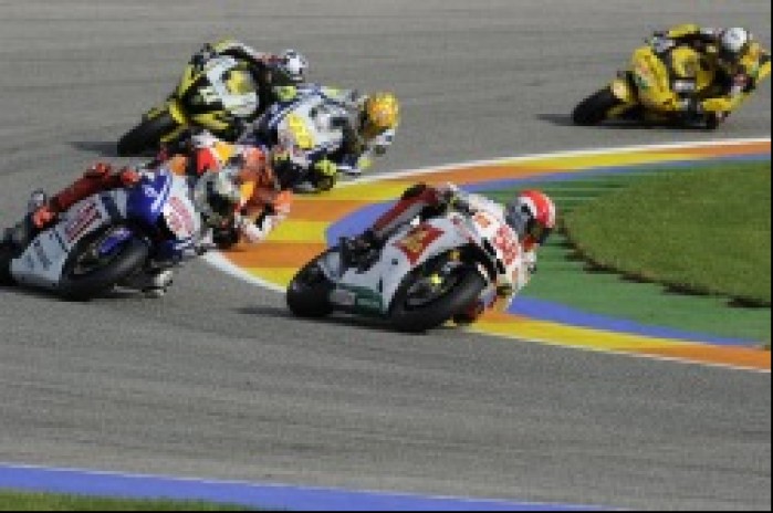 MotoGP Marco Simoncelli action