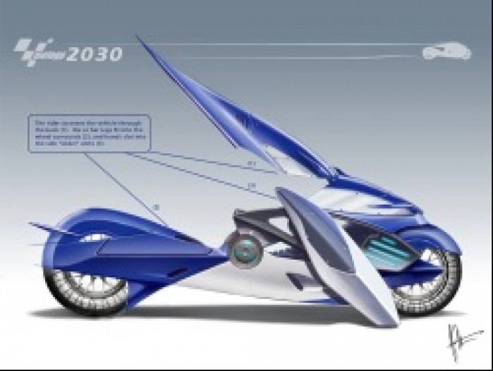 otwieranie kabiny MotoGP 2030